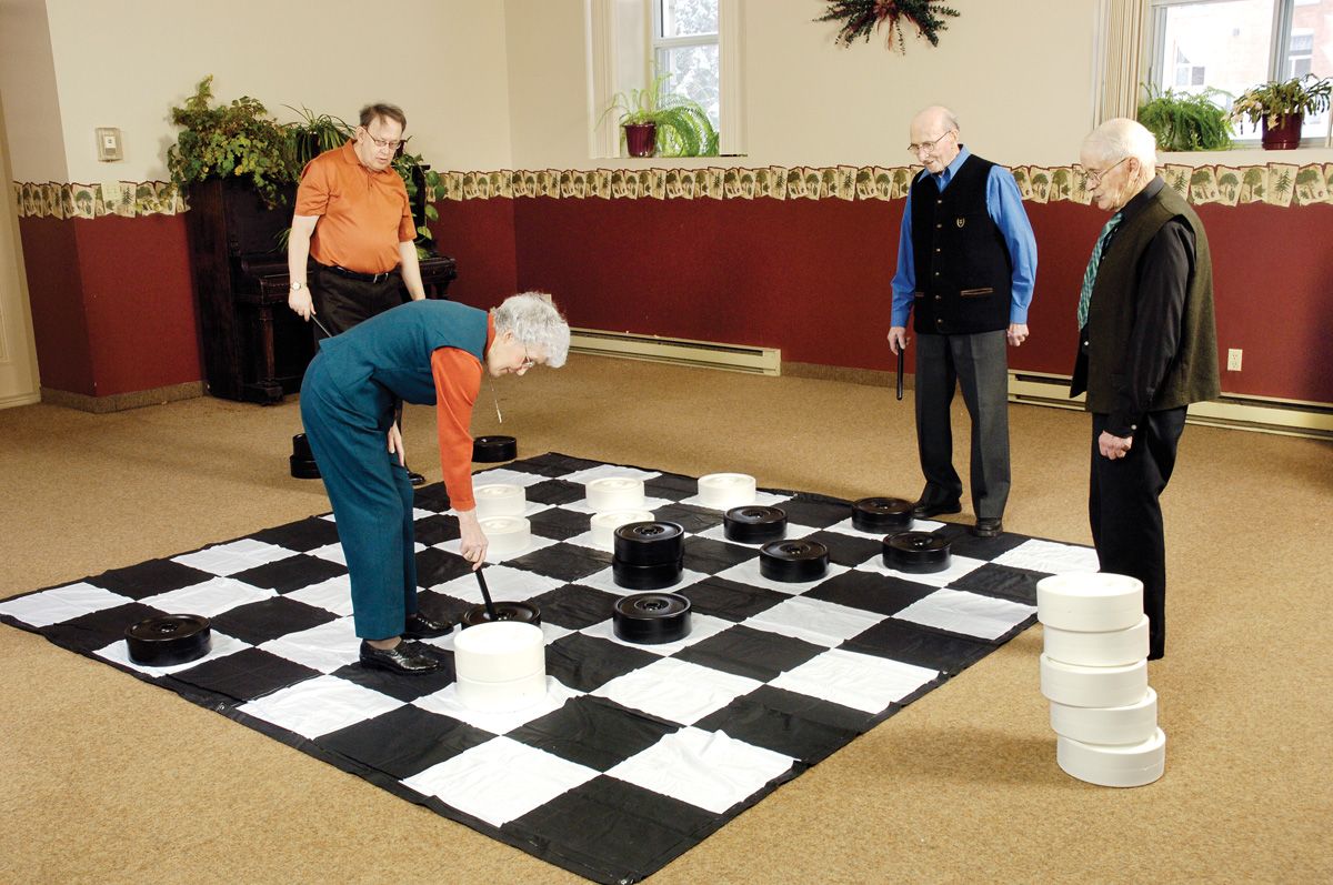 Giant Checker Game